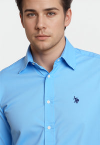 U.S. POLO Popeline Longsleeve Shirt