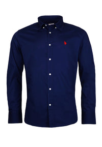 U.S. POLO Popeline Longsleeve Shirt