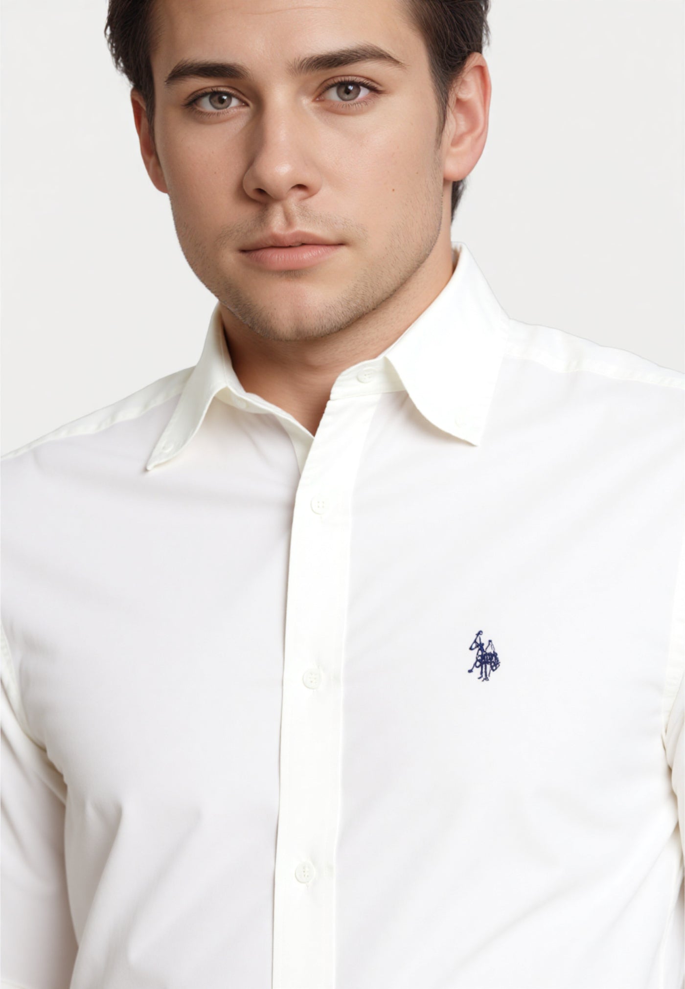 U.S. POLO Popeline Longsleeve Shirt