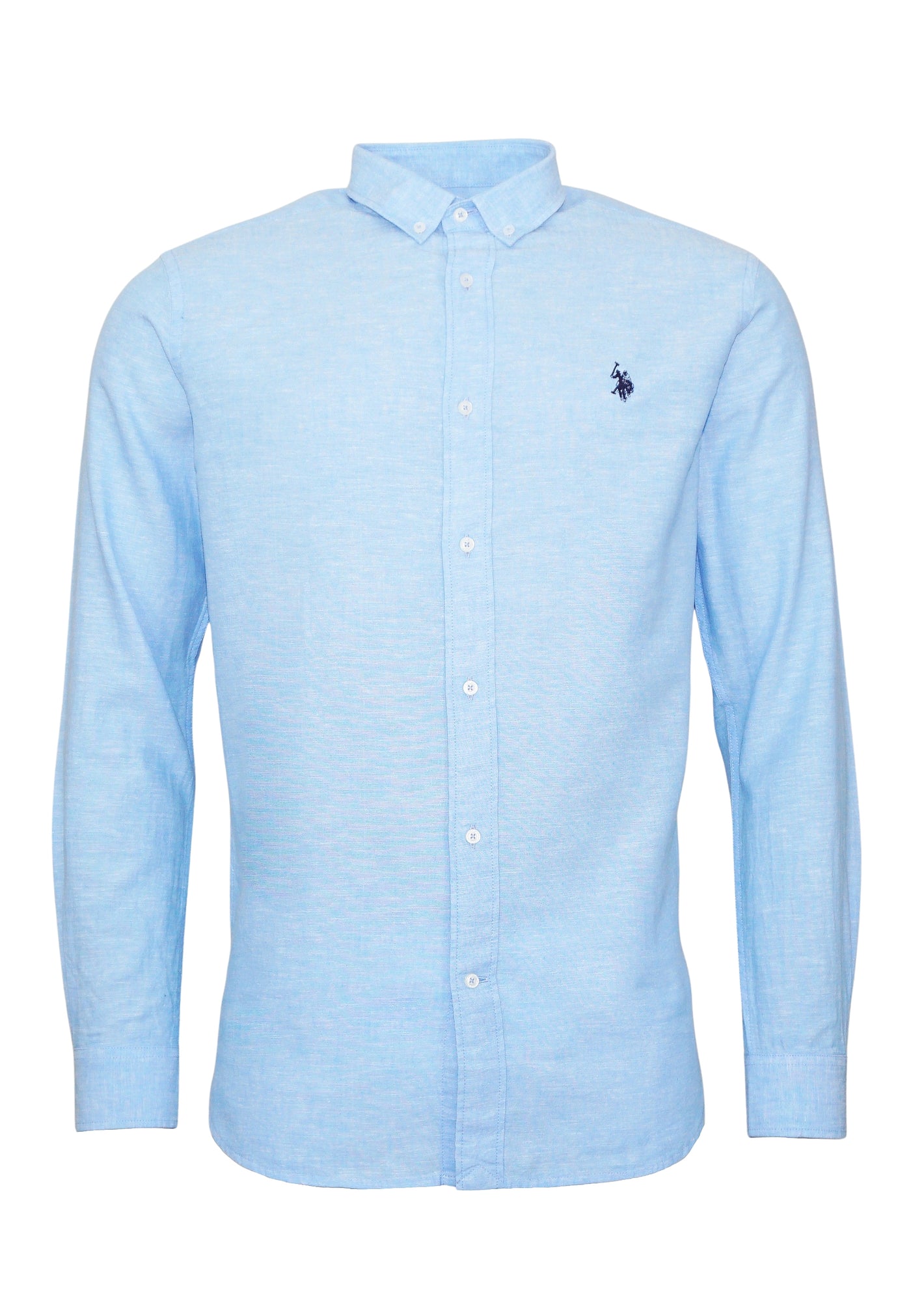 U.S. POLO Leinenhemd Button Down Linenshirt
