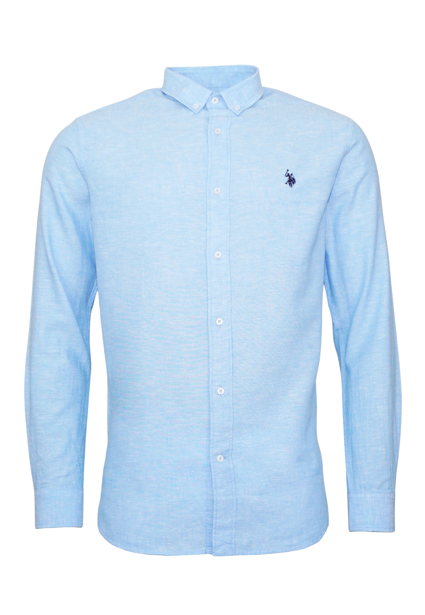 U.S. POLO Leinenhemd Button Down Linenshirt