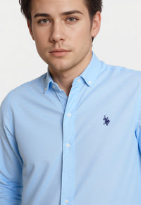 U.S. POLO Leinenhemd Button Down Linenshirt