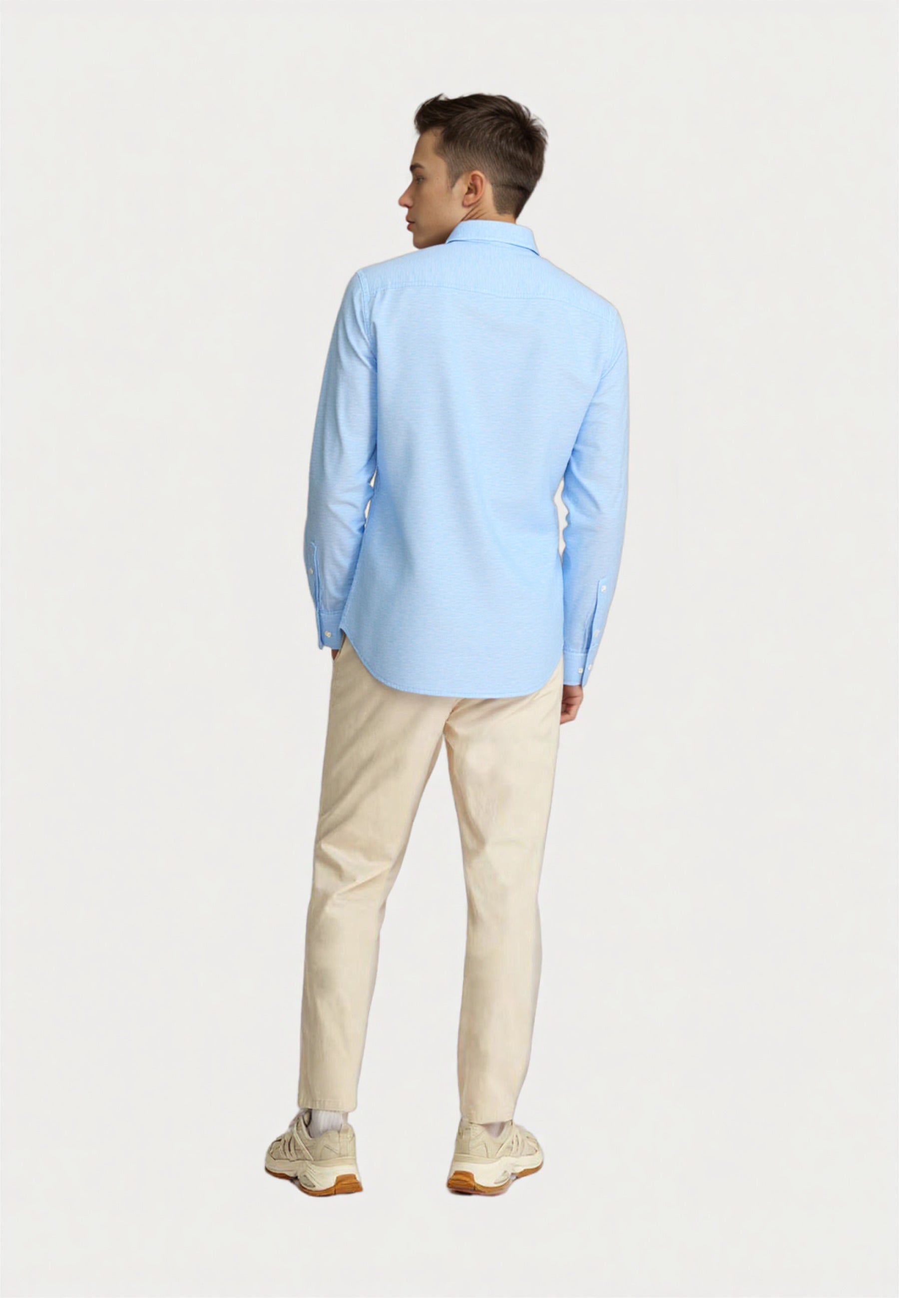 U.S. POLO Leinenhemd Button Down Linenshirt