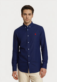 U.S. POLO Leinenhemd Button Down Linenshirt