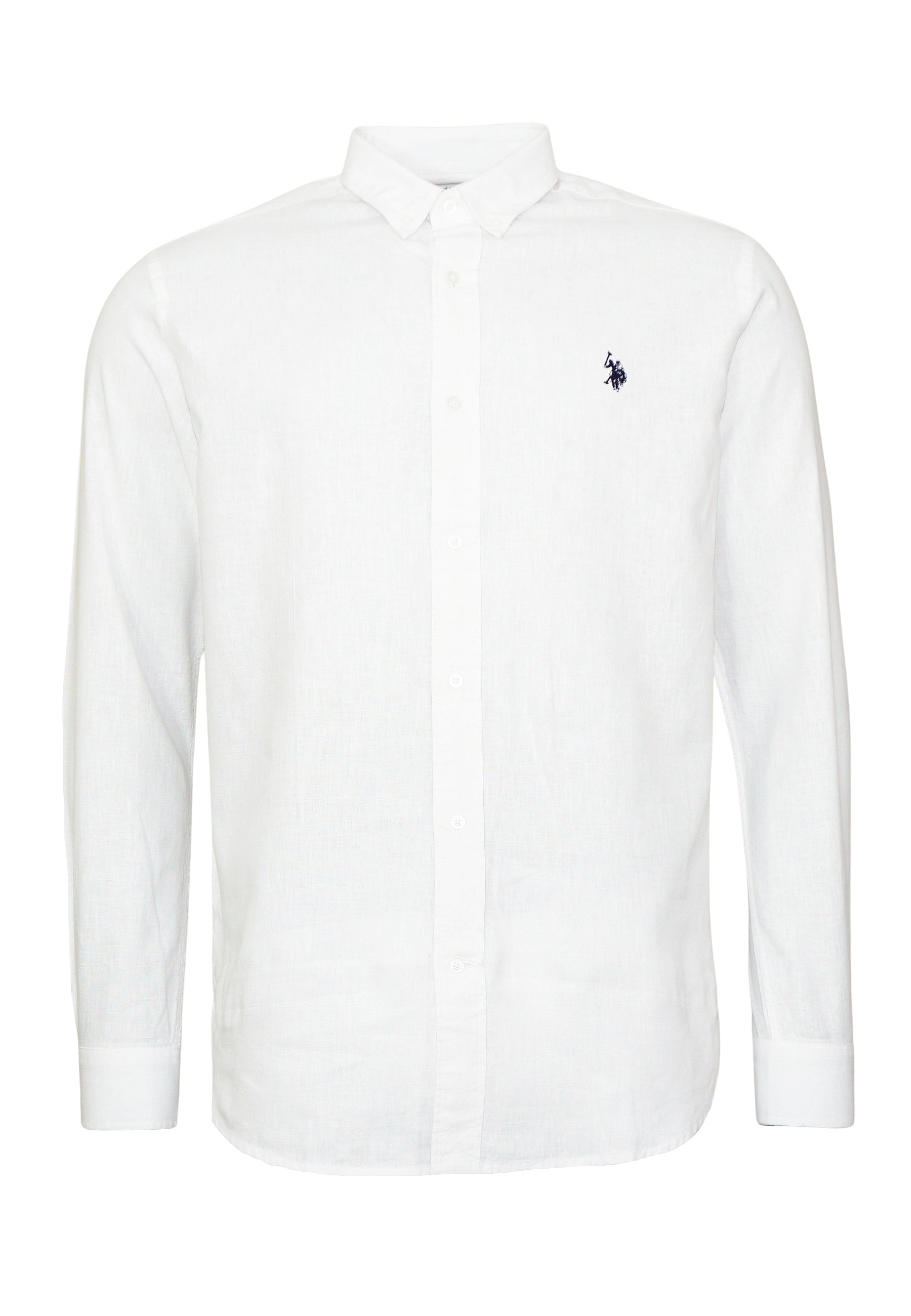 U.S. POLO Leinenhemd Button Down Linenshirt