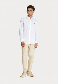U.S. POLO Leinenhemd Button Down Linenshirt