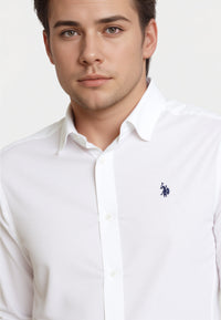 U.S. POLO Leinenhemd Button Down Linenshirt