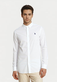 U.S. POLO Leinenhemd Button Down Linenshirt
