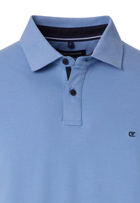 CASA MODA Kurzarmshirt mit Polokragen