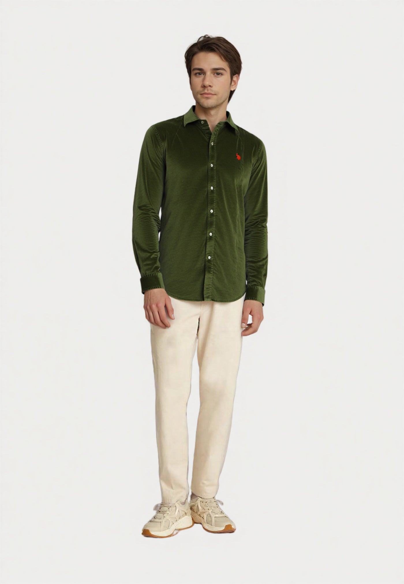 U.S. POLO Button Down Shirt CORD