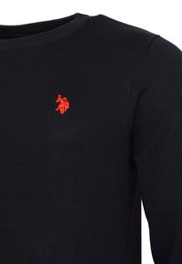U.S. POLO Rundhals Feinstrick