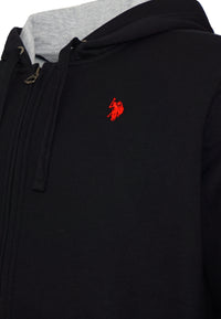 U.S. POLO Basic Sweatjacke mit Kapuze