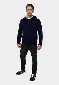 U.S. POLO Basic Sweatjacke mit Kapuze