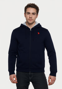 U.S. POLO Basic Sweatjacke mit Kapuze