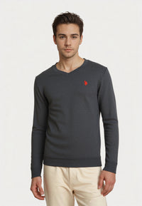 U.S. POLO V-Neck Feinstrick