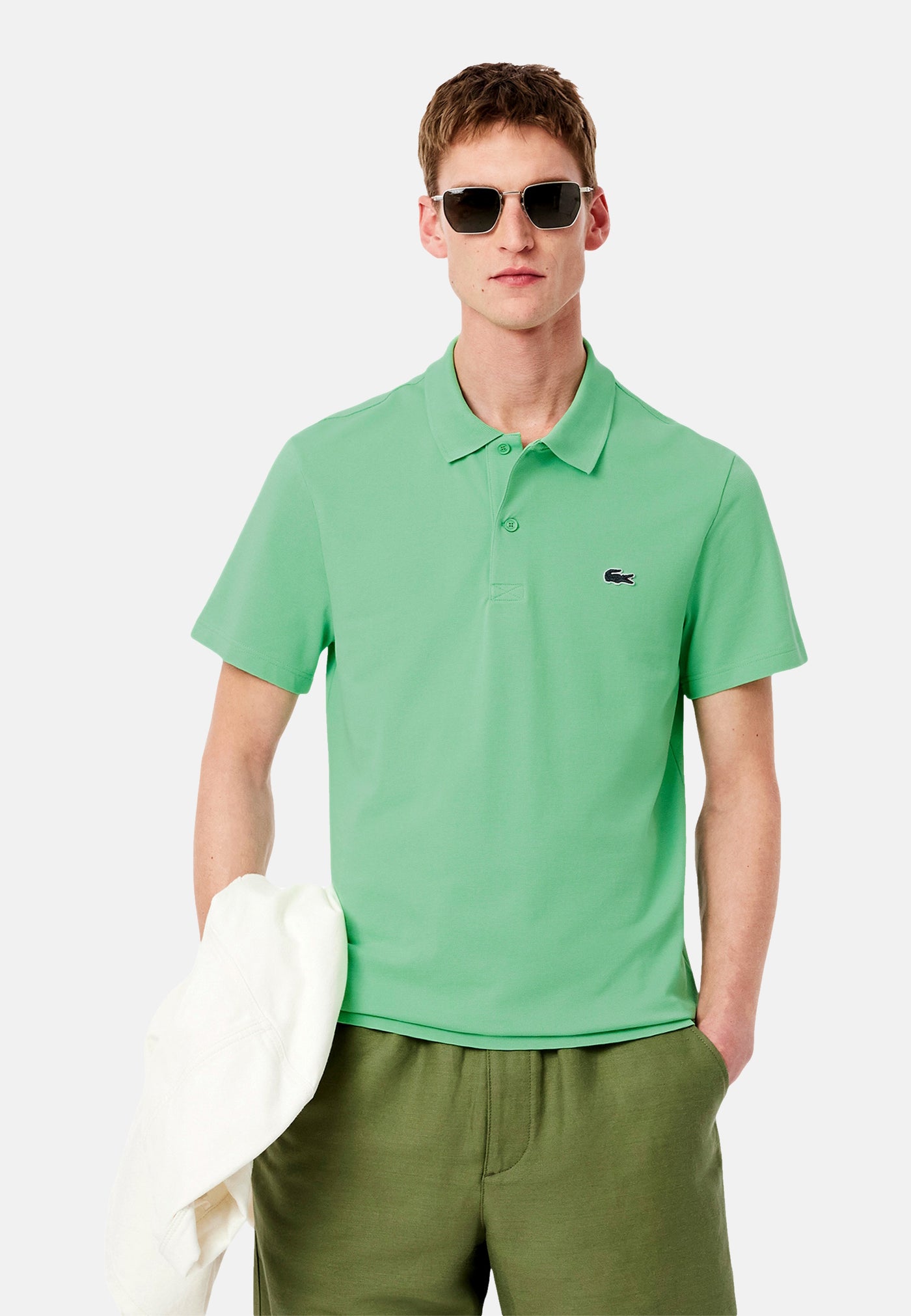 Lacoste Kurzarmshirt mit Polokragen