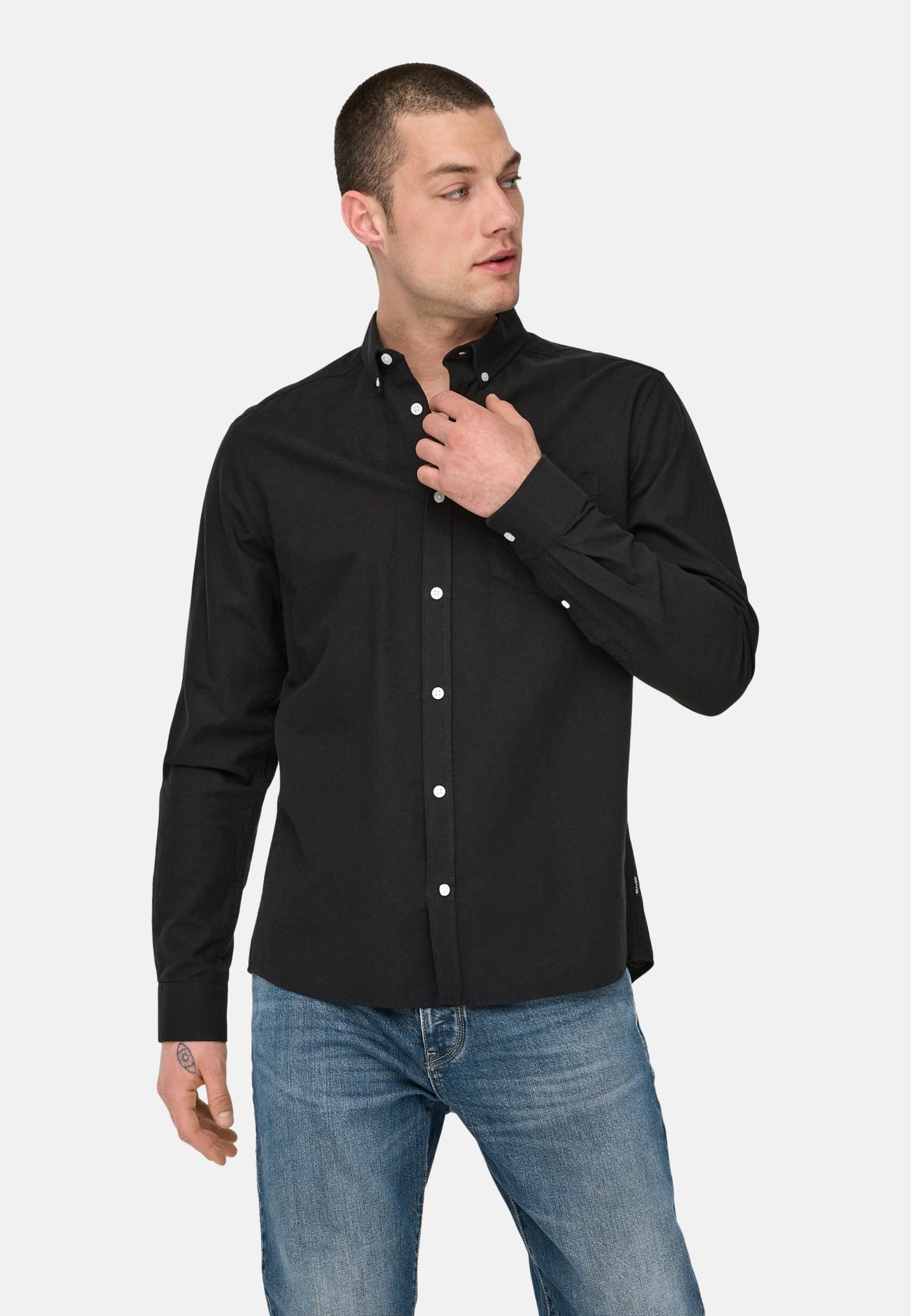 Only & Sons Alvaro Slim Langarmhemd