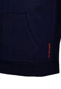 U.S. POLO Hoodie Orange Typ