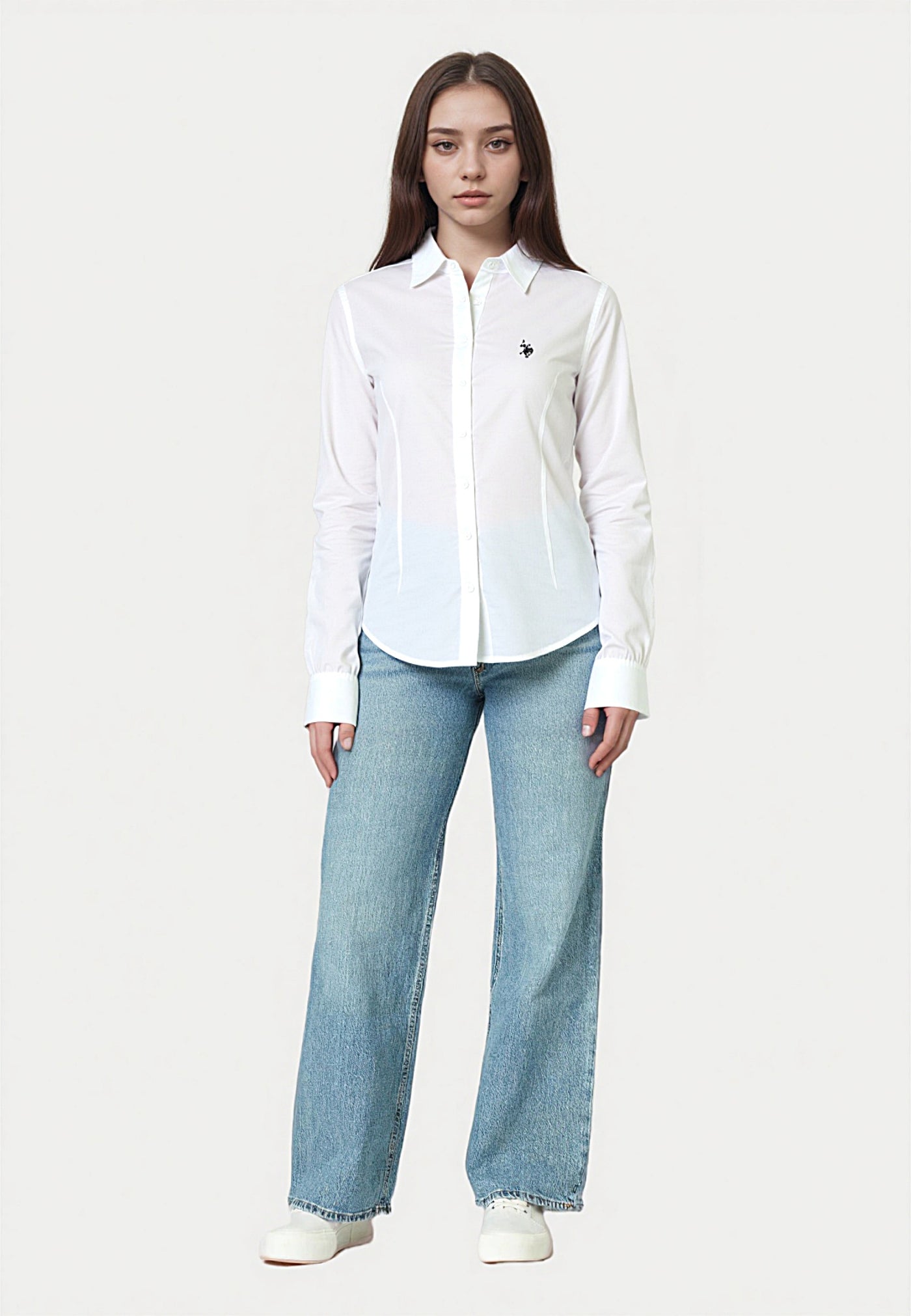 U.S. POLO Langarmhemd Button-Down