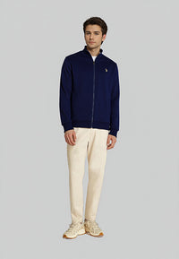 U.S. POLO Basic Sweatjacke mit Stickerei