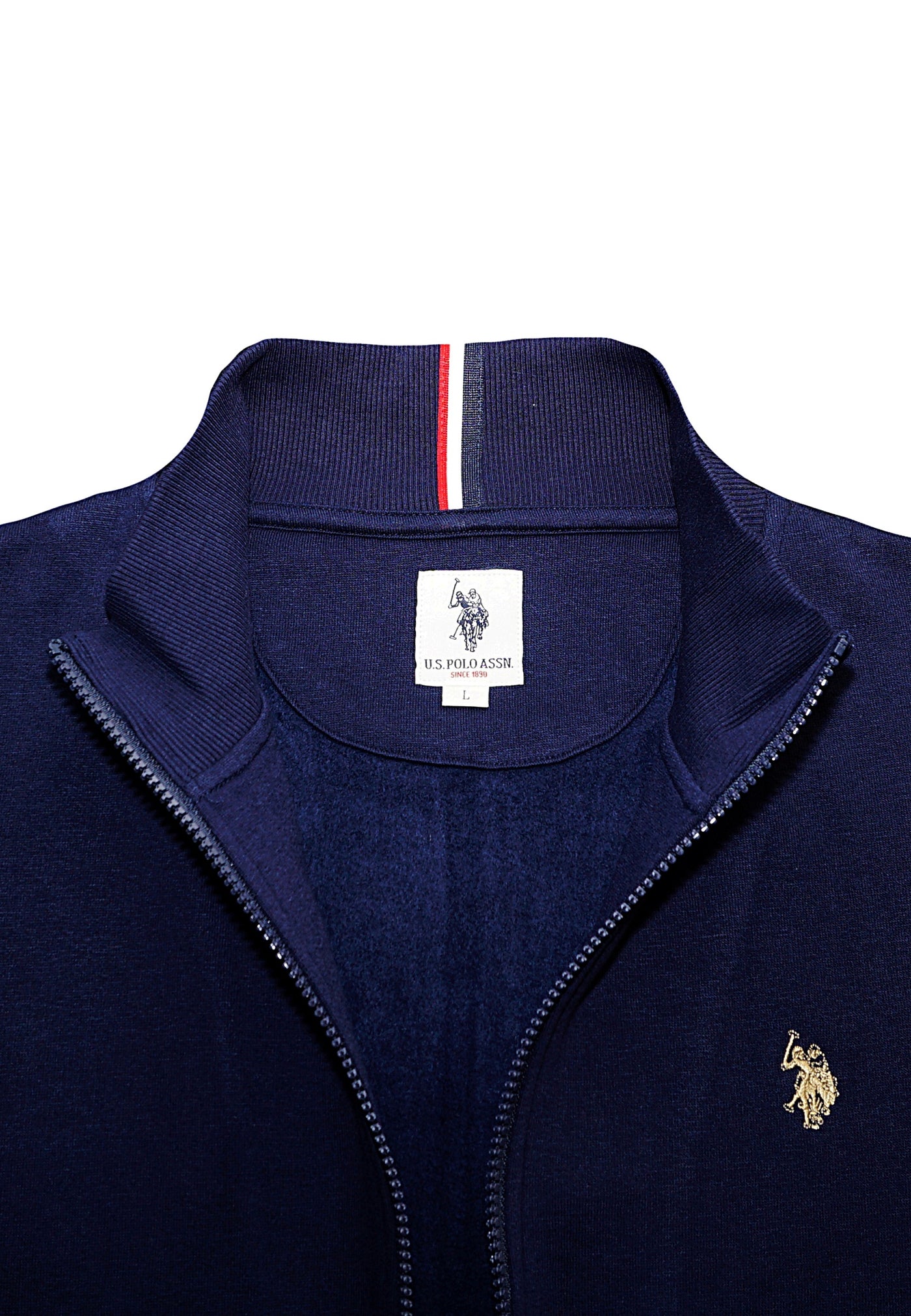 U.S. POLO Basic Sweatjacke mit Stickerei