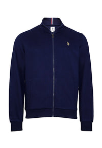 U.S. POLO Basic Sweatjacke mit Stickerei
