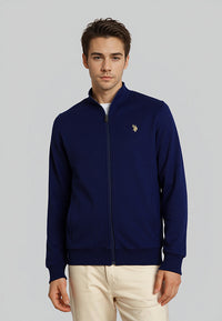 U.S. POLO Basic Sweatjacke mit Stickerei