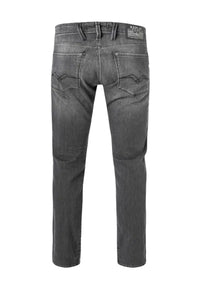 Replay Classic Slim Fit Jeans Anbass mit Stretch-Anteil und Label-Patch