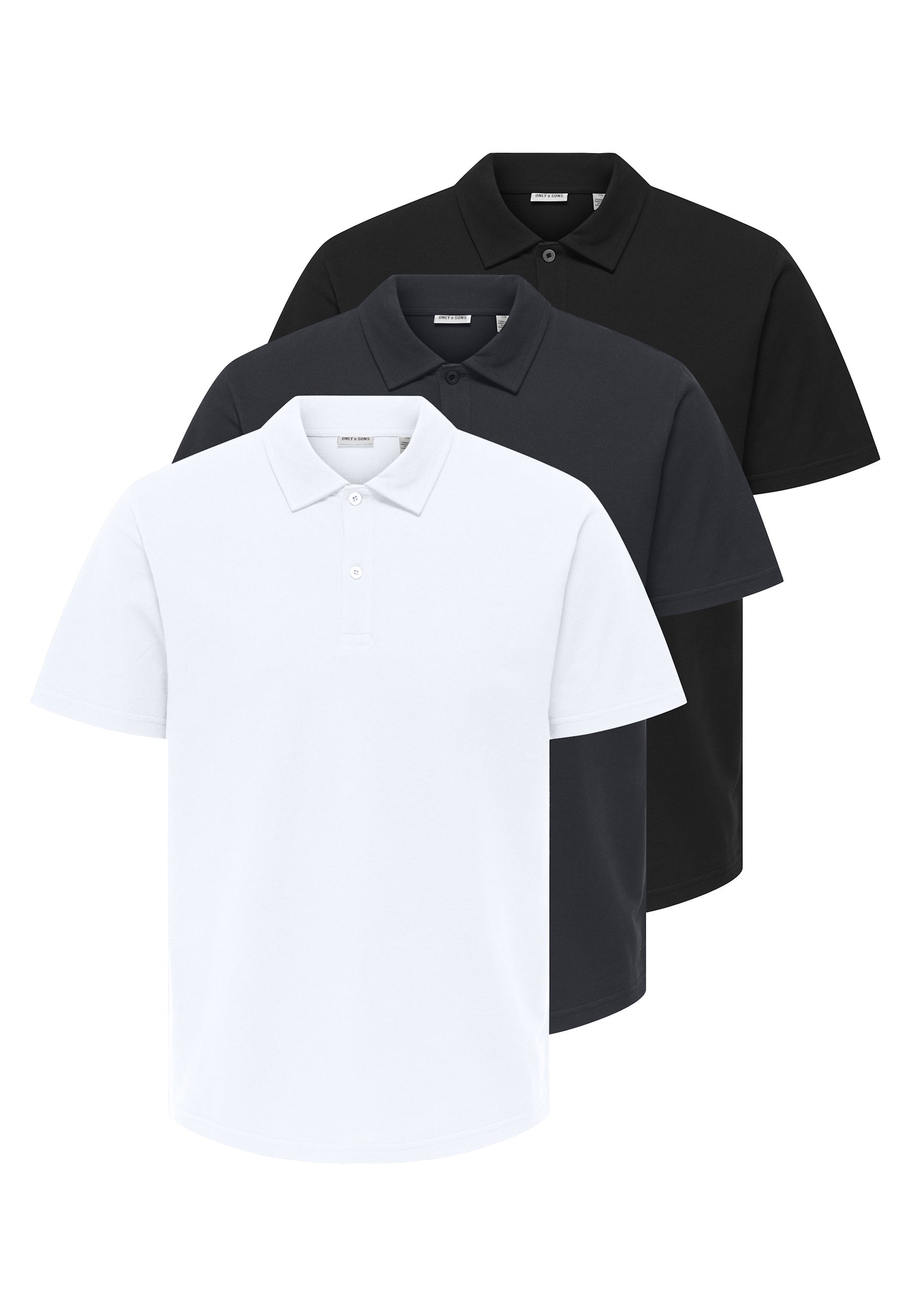 Only & Sons GORDON Kurzarmshirt im Dreierpack