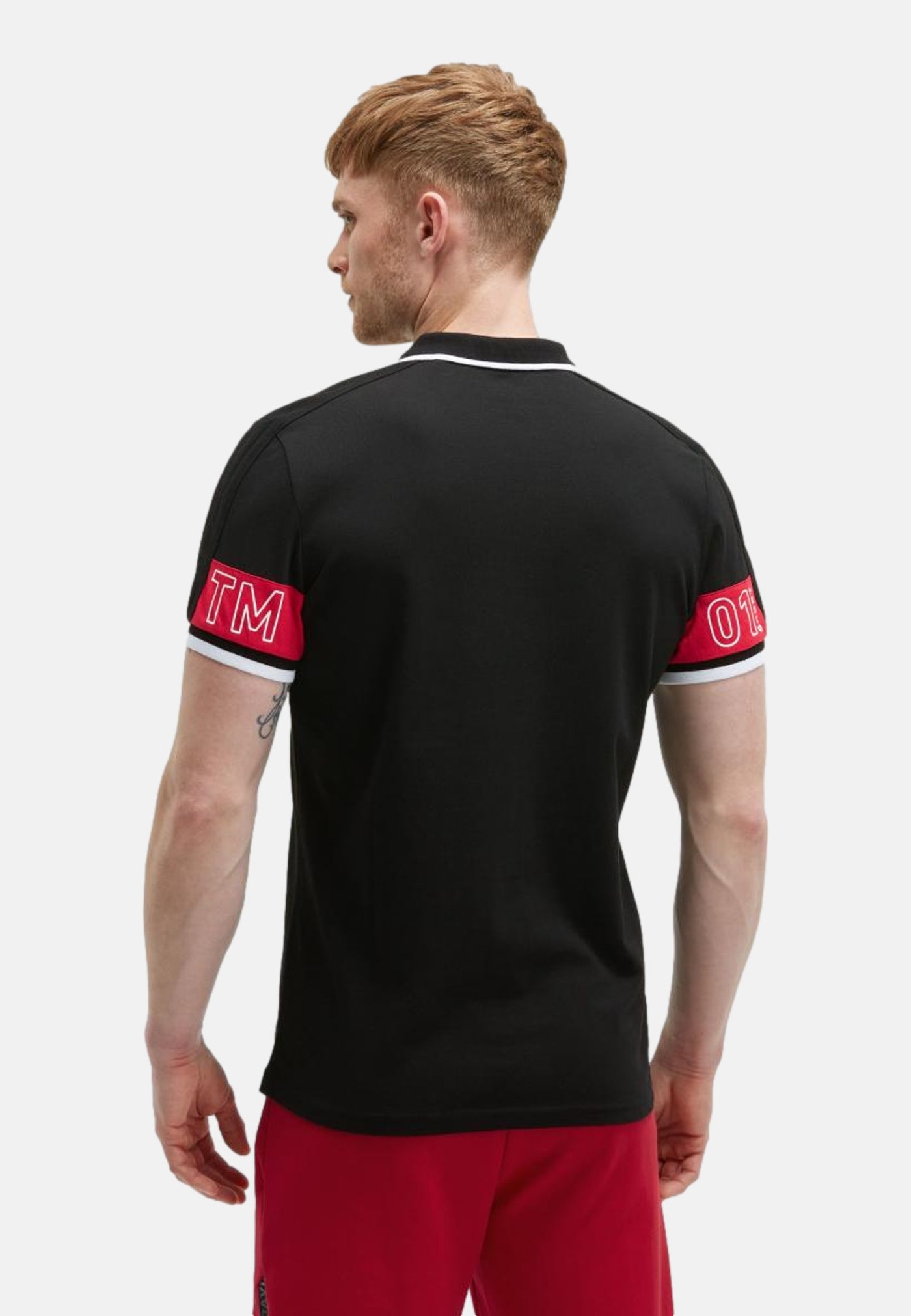 Camp David Keep Focused Kurzarmshirt mit Polokragen