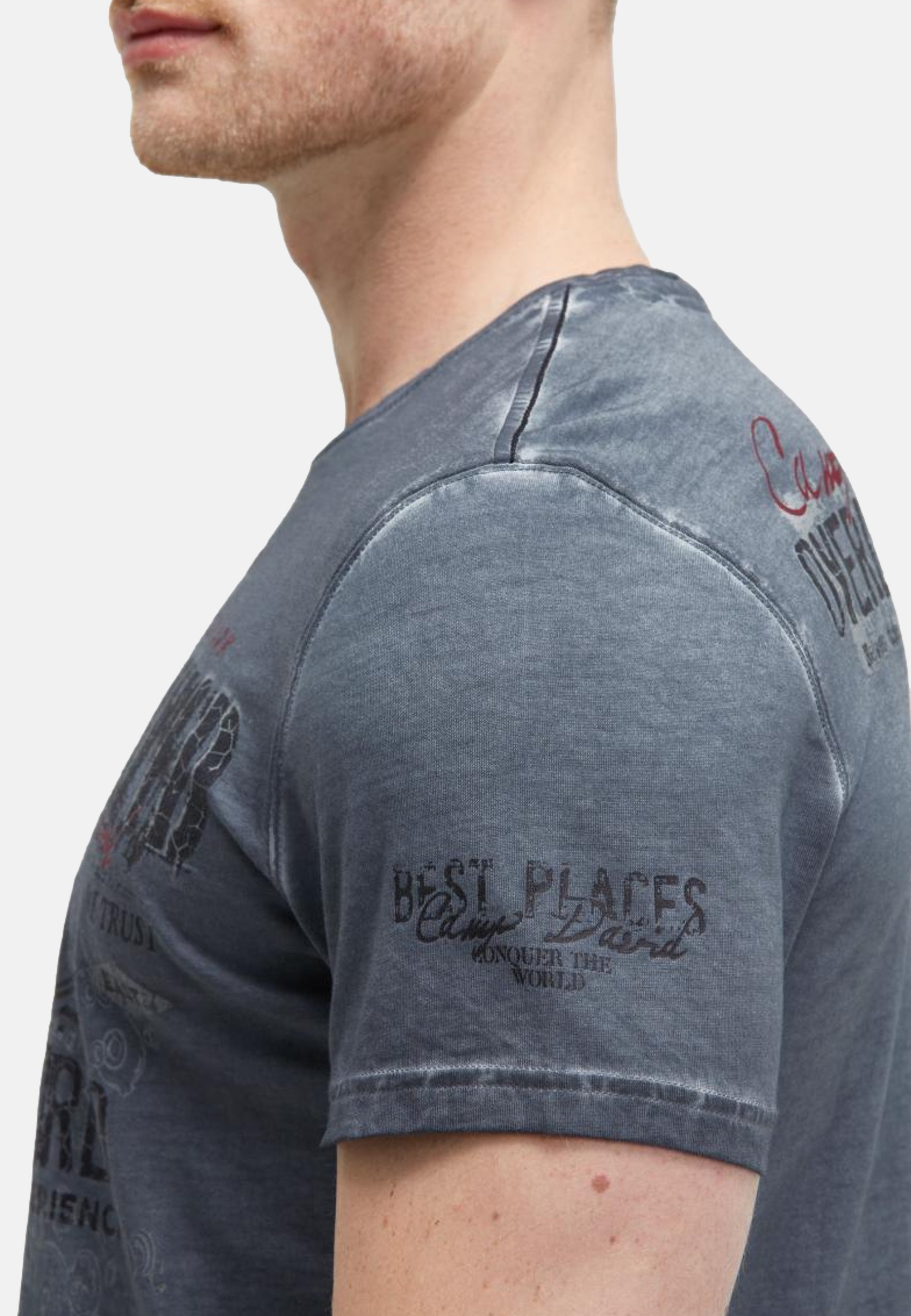 Camp David Riding The World I Kurzarmshirt