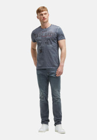 Camp David Riding The World I Kurzarmshirt