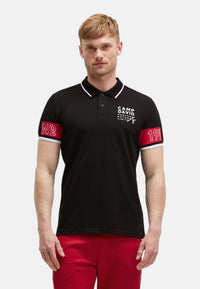 Camp David Keep Focused Kurzarmshirt mit Polokragen