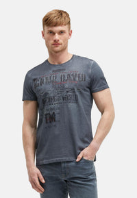 Camp David Riding The World I Kurzarmshirt