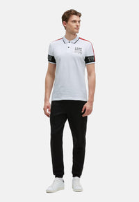 Camp David Keep Focused Kurzarmshirt mit Polokragen