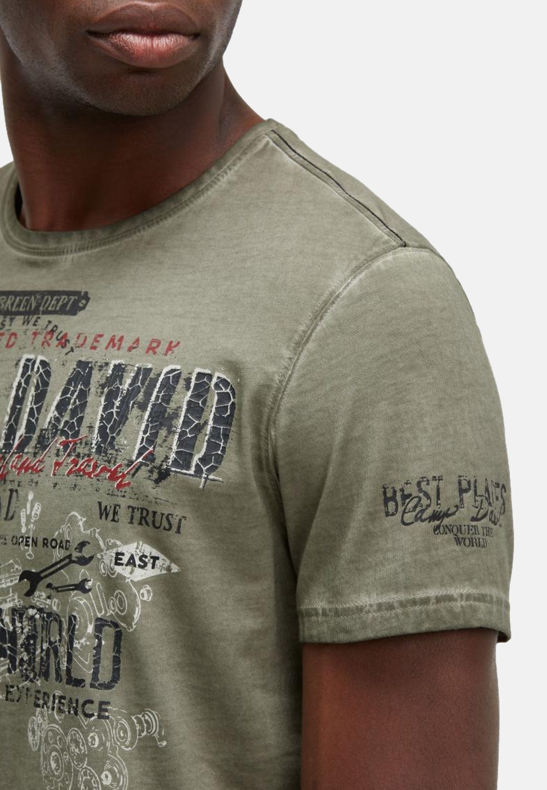 Camp David Riding The World I Kurzarmshirt