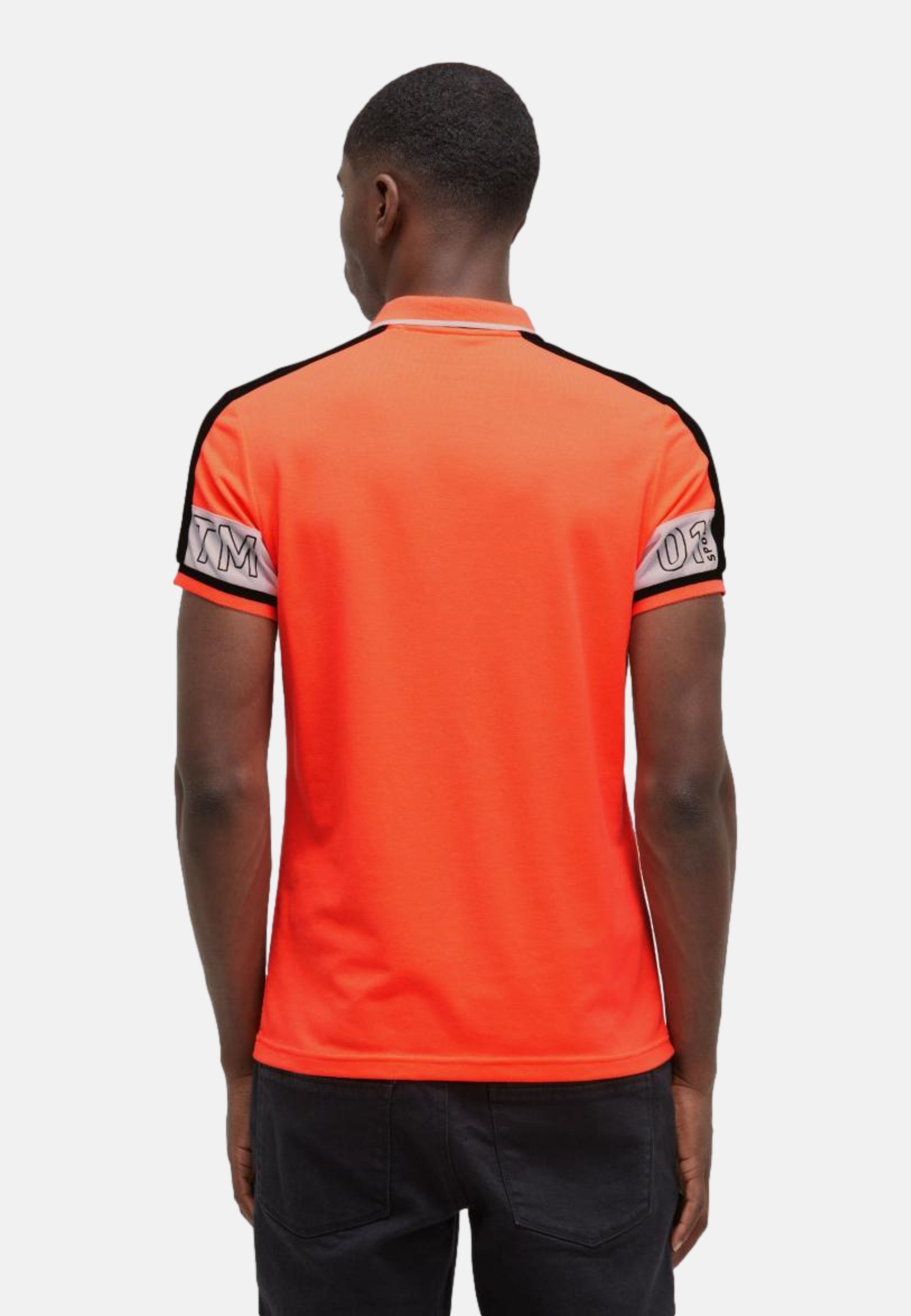 Camp David Keep Focused Kurzarmshirt mit Polokragen