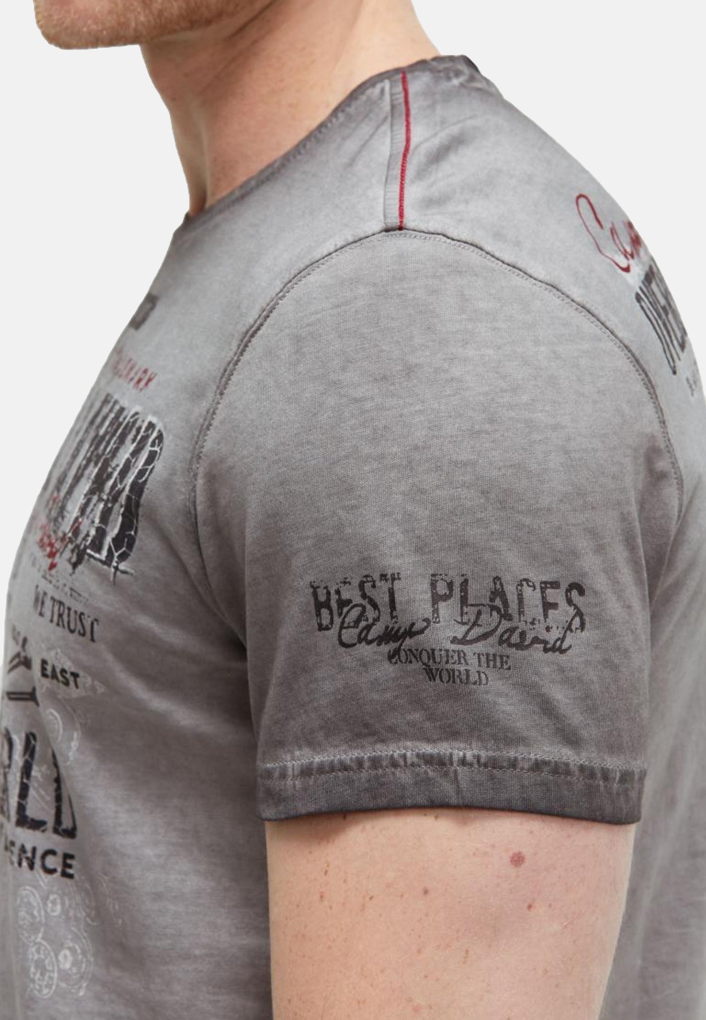 Camp David Riding The World I Kurzarmshirt