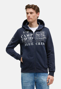 Camp David Airplane Tour II Kapuzensweatjacke