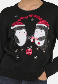 Only XMAS SHINE Strickpullover R-Neck