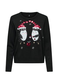 Only XMAS SHINE Strickpullover R-Neck