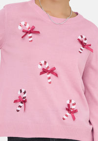 Only XMAS SHINE Strickpullover R-Neck