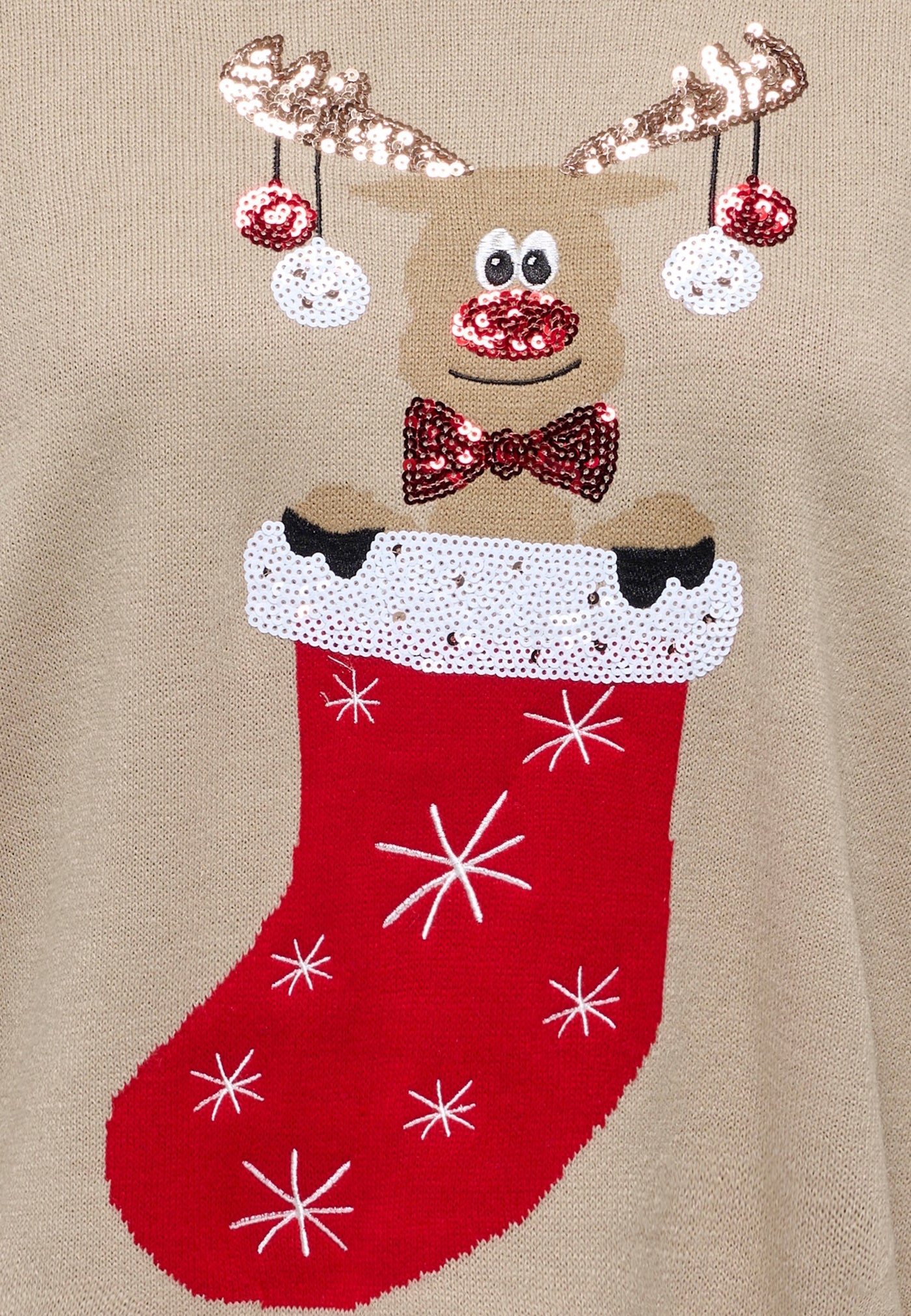 Only XMAS SHINE Strickpullover R-Neck