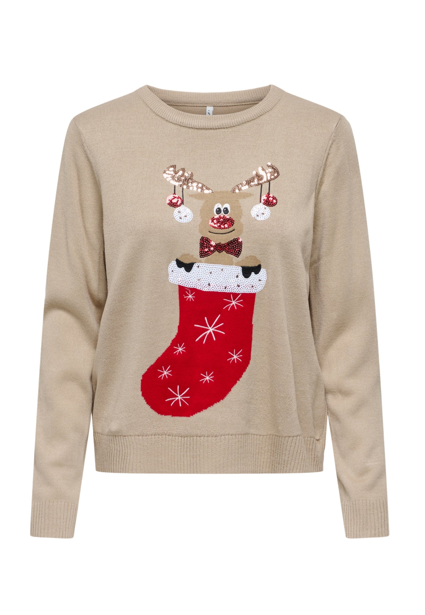 Only XMAS SHINE Strickpullover R-Neck