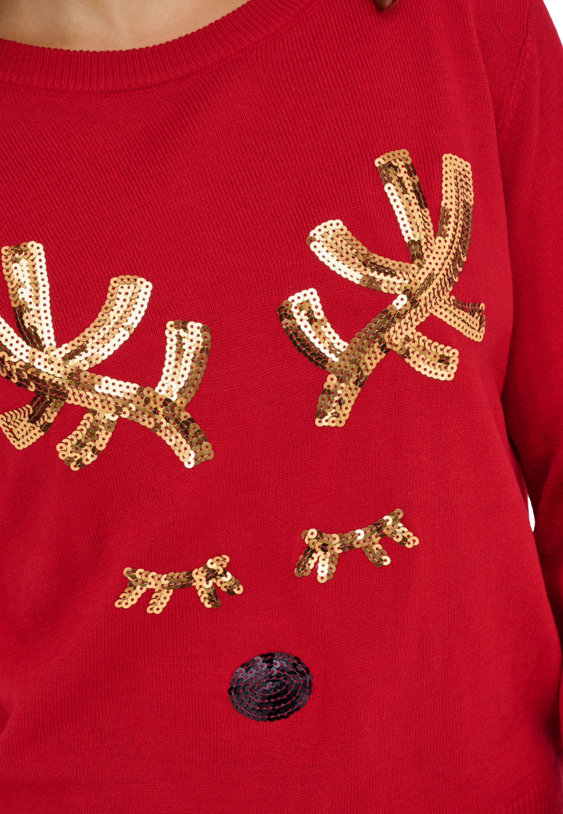 Only XMAS SHINE Strickpullover R-Neck