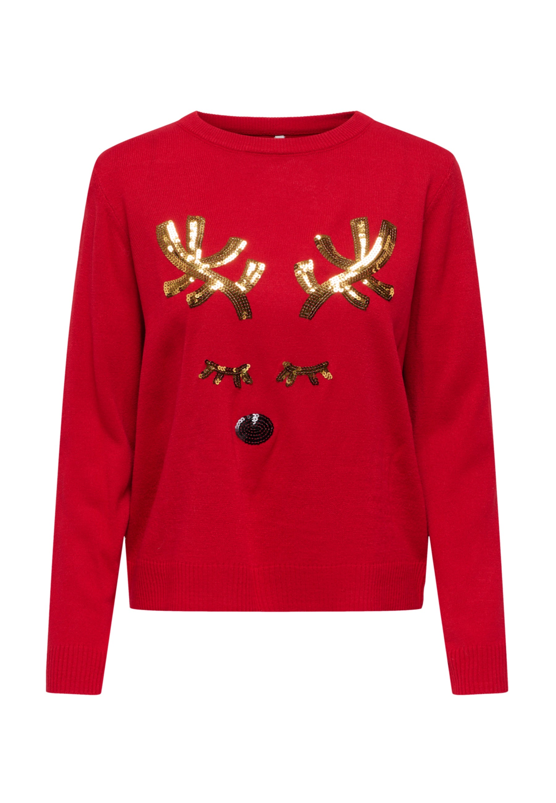 Only XMAS SHINE Strickpullover R-Neck