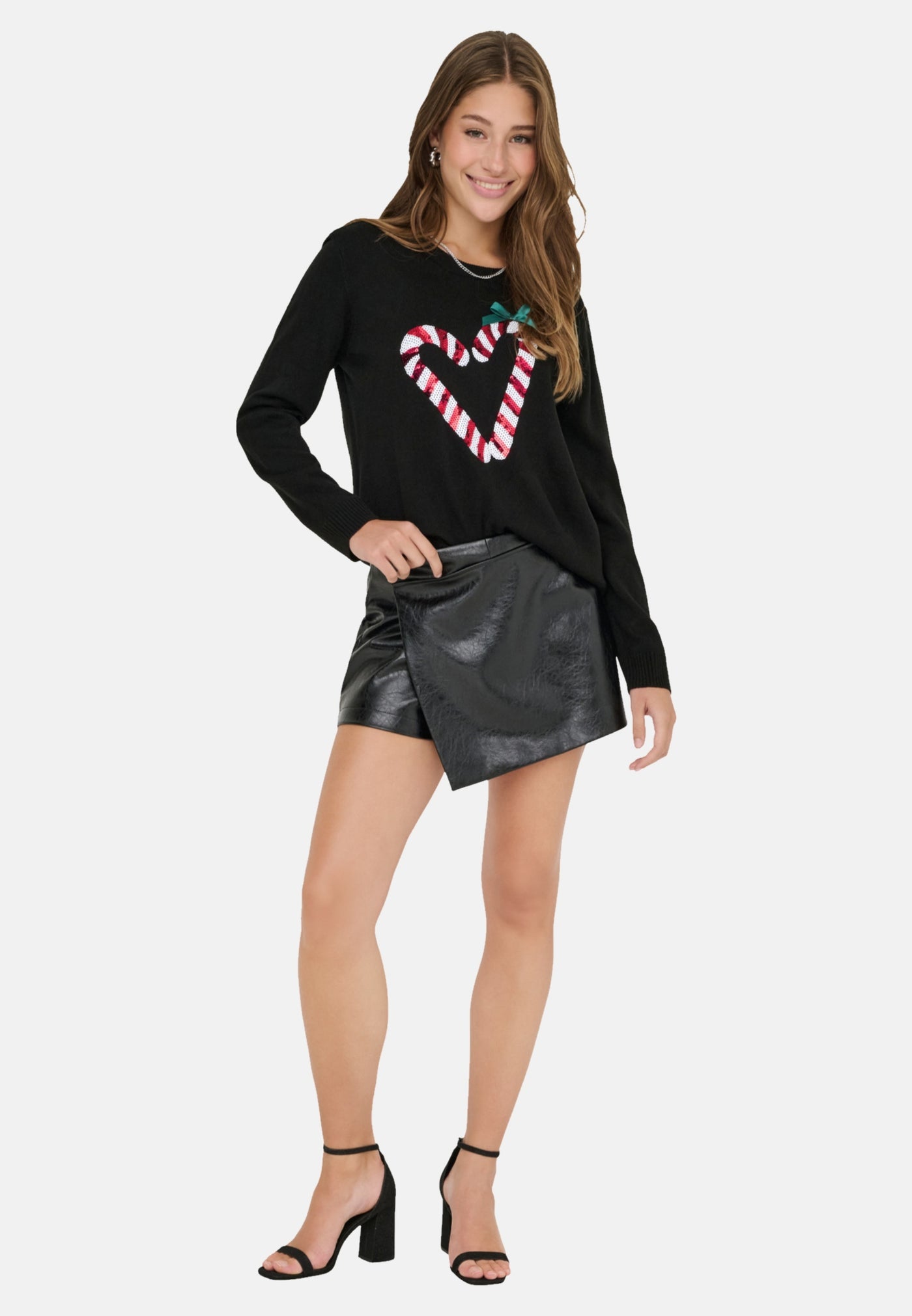 Only XMAS SHINE Strickpullover R-Neck