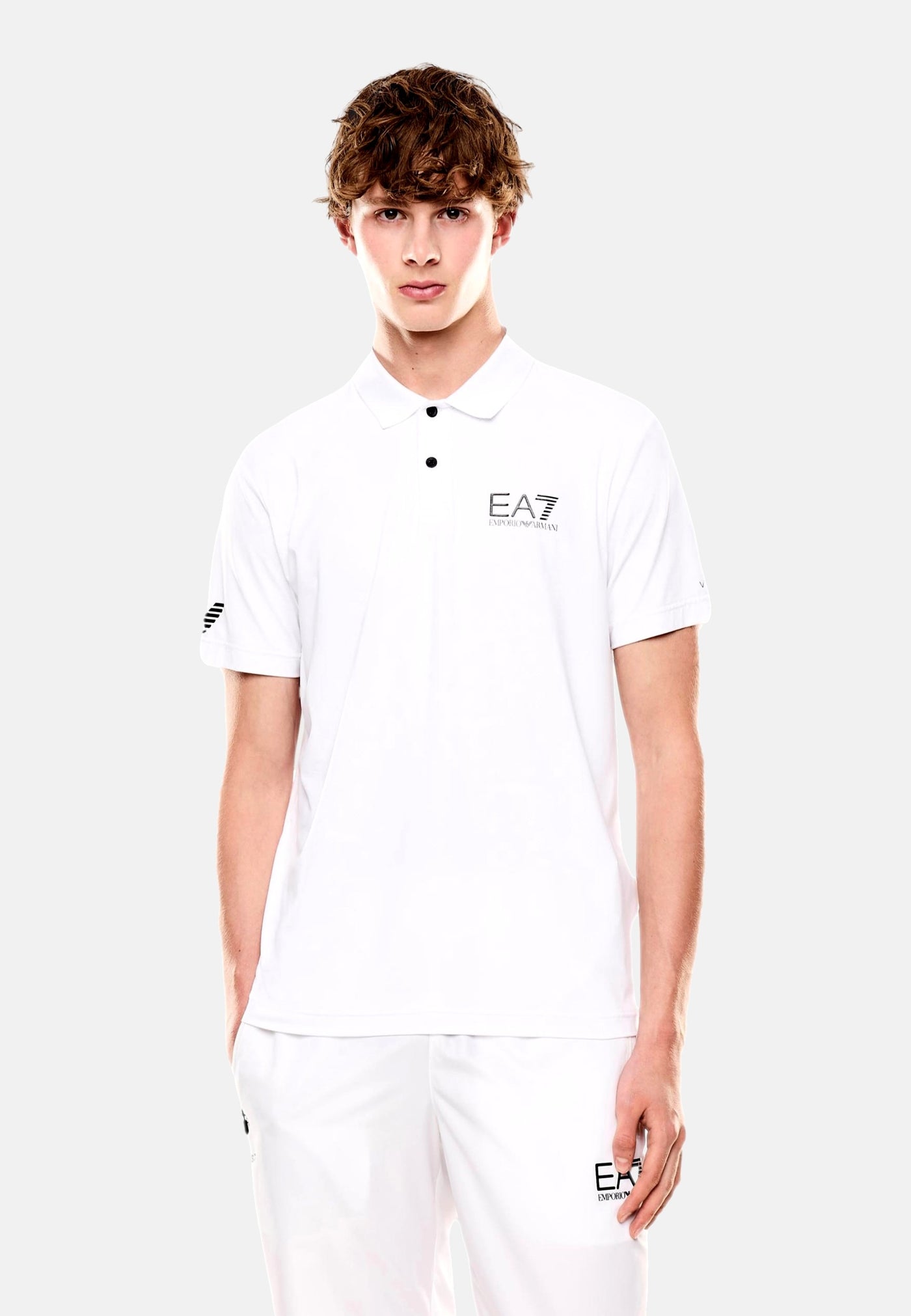 EA7 Emporio Armani Kurzarmshirt mit Polokragen