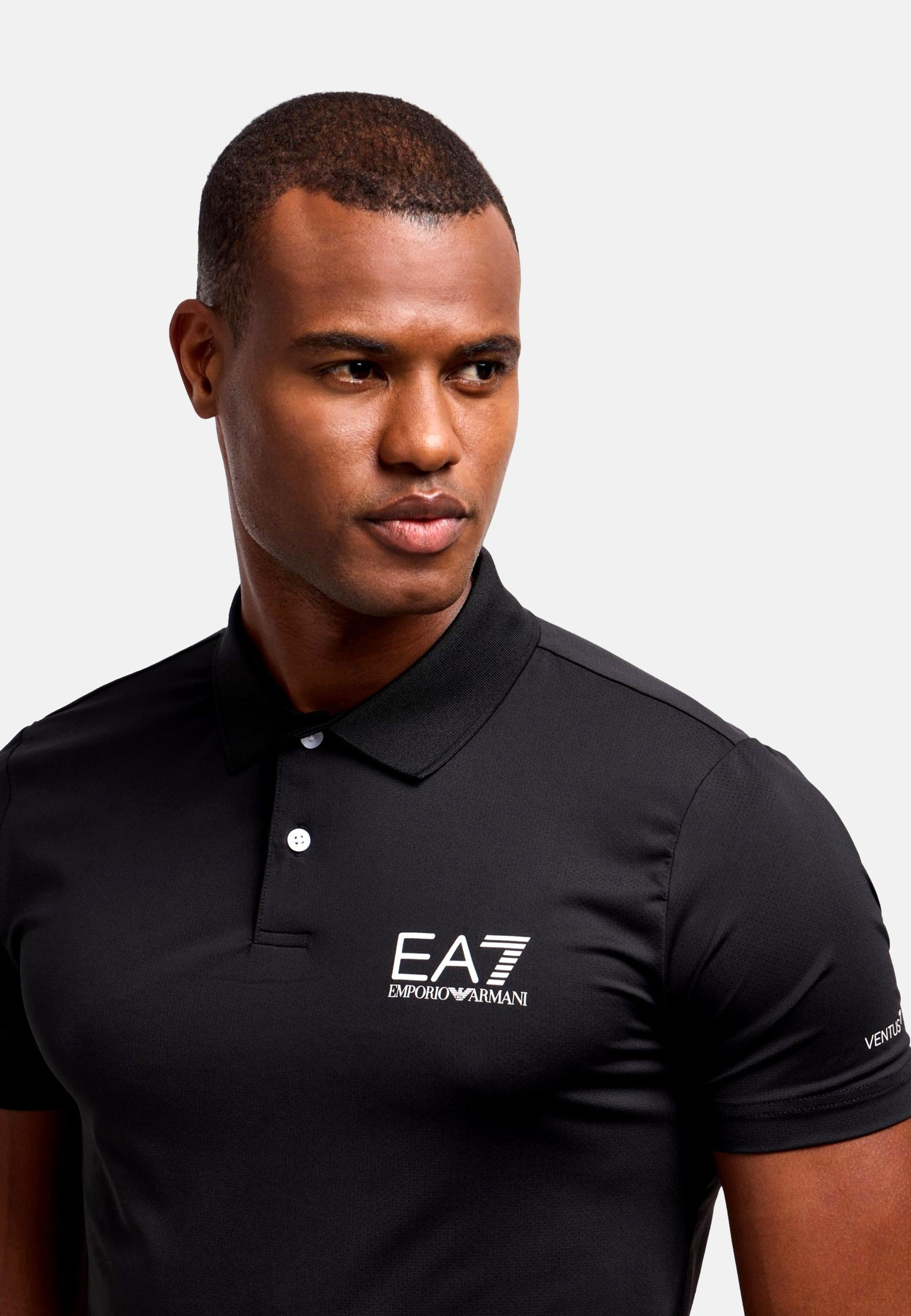 EA7 Emporio Armani Kurzarmshirt mit Polokragen