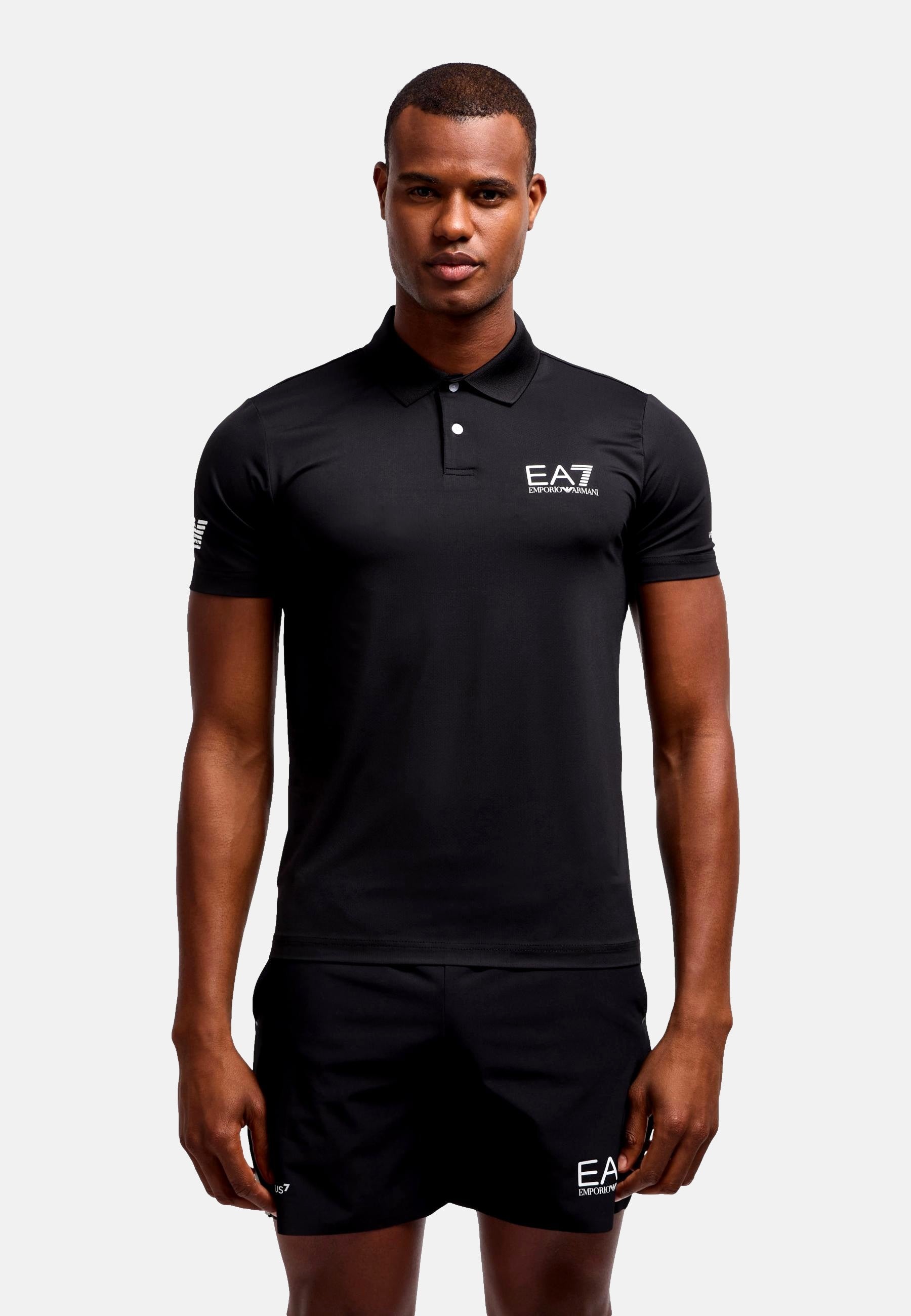 EA7 Emporio Armani Kurzarmshirt mit Polokragen